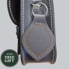 Leather Midi Satchel - Double Stitch - Graphite