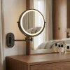 MIRROR REA GLOW BLACK LED