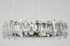 Pendant LED Lamp TOOLIGHT APP1041-CP Cristal + remote control Round 1-light point 44 W 39x39x10-102cm