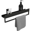 Bathroom Shelf Sf01 60Cm Black Matt