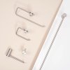 BATHROOM HANGER REA 9711A PRISM BRUSH STEEL