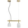 Pendant Lamp TOOLIGHT APP1032-2CP Gold White 2-light points E27 38x10x20-110cm
