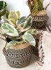 Natural boho-style basket 322177