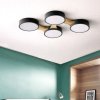 Ceiling LED Lamp Chandelier TOOLIGHT APP527-4C Black + Remote Control 4-light points 4 x 12W 46x65Cm