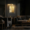 WALL LAMP REA APP1892-1W 40 CM BRUSH GOLD