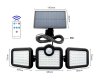 Solar LED lamp Garden TUTUMI P60182 Motion sensor