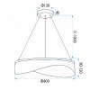 CEILING LAMP CHANDELIER REA G144-CP GOLD GOLD 40CM