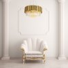 Chandelier Toolight APP601-C Crystal Gold 4-light points E14 38x38x13,5cm