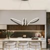 Pendant LED Lamp TOOLIGHT APP823-CP Modern Black + remote control 1-light point 70 W 73x25cm