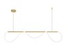 Pendant LED Lamp TOOLIGHT APP854-CP LONG Gold 1-light point 60W 120x26cm
