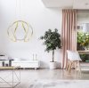 Pendant LED Lamp TOOLIGHT APP386 Modern Metal Gold + remote control
