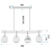 CEILING LAMP CHANDELIER TOOLIGHT APP1775-4CP BLACK
