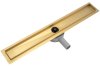Linear drainage REA Greek Pro Mirror Gold 70