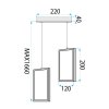 PENDANT CEILING LAMP TOOLIGHT LHJ085-2CP BLACK
