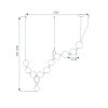 Lamp LED APP1444-10CP GOLD