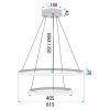 PENDANT LAMP TOOLIGHT LHJ007-CP2 30 GOLD