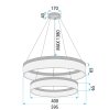 LED PENDANT LAMP TOOLIGHT LHJ049-CP2 30 GOLD
