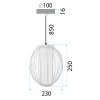 LAMP APP1634-1CP 25x23x25cm