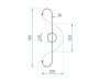 Wall LED Light Toolight APP857-W 24W black