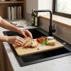 Kitchen Sink Cutting Board Rea P14489 Brown