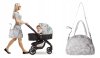Baby Stroller Bag with rope Organizer FLAMING