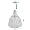 LAMP BOHO APP1645-1CP BEIGE