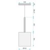 CEILING LAMP CHANDELIER TOOLIGHT APP1699-1CP B BROWN