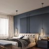 Pendant LED Lamp TOOLIGHT APP851-CP Black Metal Plastic 24W