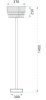 Floor Lamp Living Room Toolight APP925-3F Black 3-light points E14 37x37x140cm