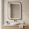 Mirror Rea Zone 70X50 Led Black