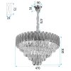 CEILING LAMP CHANDELIER TOOLIGHT G059-CP 50CM GOLD