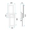 Ceiling Lamp Toolight G155-C Black