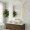 MIRROR REA DART BRUSH GOLD 60X100 LED