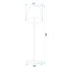 Bedside lamp APP1370-T WHITE