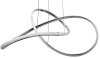 Pendant LED Lamp TOOLIGHT APP393-CP Modern Ring Chrome + remote control 1-light point 40W 55x55x14,5cm