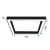 Ceiling LED Lamp Chandelier TOOLIGHT APP1284-C Black