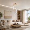 CEILING LAMP CHANDELIER TOOLIGHT LED G009-3CPR WHITE GOLD
