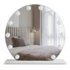 MIRROR REA HOLLYWOOD WHITE 50CM LED