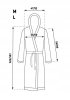 Bathrobe Jordan Navy-Grey Men L