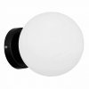 Ceiling Lamp Chandelier TOOLIGHT APP1155-1C Black Metal Glass Balls E14 1-light points