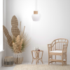 CEILING LAMP CHANDELIER TOOLIGHT APP1591-1CP BOHO WHITE BEIGE