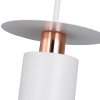 Pendant Lamp TOOLIGHT APP1146 Metal White - Gold Pink E27 1-light point