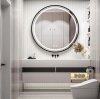 Bathroom LED Mirror REA MMJ 80cm Black