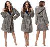 Bathrobe Jordan Grey-Navy L