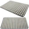 PLUSH CARPET CLOVER PEPITKA GREY 1.40*2.00