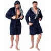 Bathrobe Jordan Navy-Grey Men L