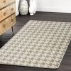 PLUSH CARPET CLOVER PEPITKA BEIGE 1.20*1.70