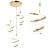 CEILING LAMP CHANDELIER TOOLIGHT G075-3CPR GOLD