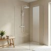 Shower Set Without Spout With Thermostat Rea Lungo White