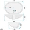 Rea Inset Washbasin Vena
